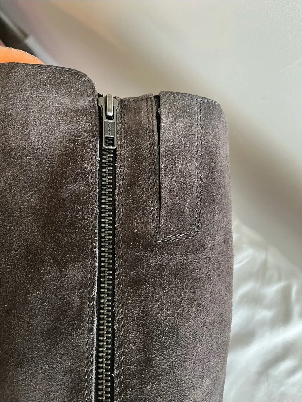 Born Women’s Knee-High Suede Boots in Dark Brown